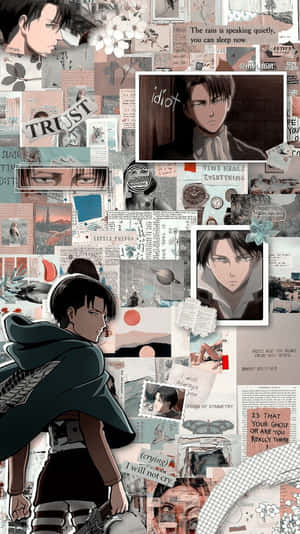 Get Creative And Explore The World Of Anime Collage Aesthetics Wallpaper