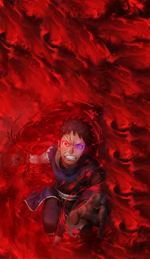 Get Inspired By Obito's Strong Will And Determination To Make An Impact. Wallpaper