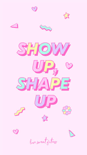 Get Inspired For Your Next Workout With This Adorable Fitness Pictorial Wallpaper