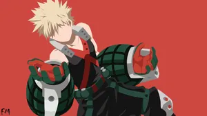 Get Katsuki Bakugou's Aesthetic Desktop Look Wallpaper