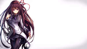 Get Lost In A World Of Cute Aesthetic Anime From Behind Your Desktop. Wallpaper