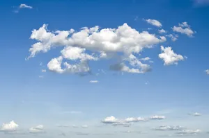 Get Lost In The Endless Blue Skies Wallpaper