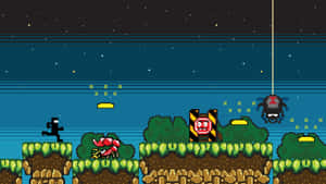 Get Lost In The Excitement Of 16-bit Gaming Wallpaper