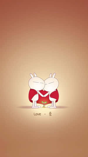 Get Noticed In Style With This Cute And Simple Iphone Wallpaper