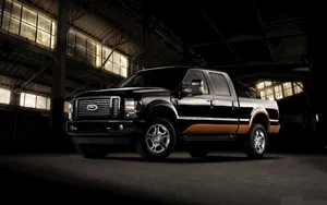 Get Prepped To Tear Up The Road With The Ford Powerstroke Wallpaper