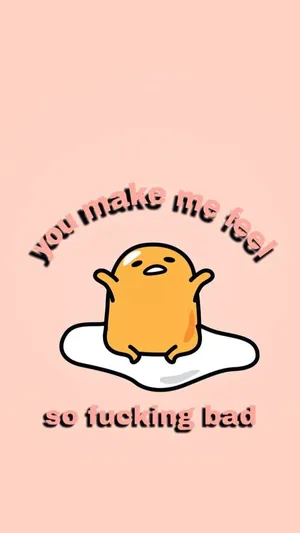 Get Ready For A Lazy Day With Gudetama Phone Wallpaper