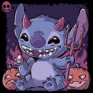 Get Ready For A Scary And Fun Lilo And Stitch Halloween! Wallpaper