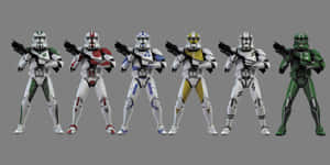 Get Ready For Battle With These Clone Troopers From The Star Wars Universe! Wallpaper