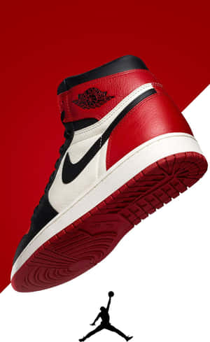 Get Ready For Flight With Nike Air Jordans Wallpaper