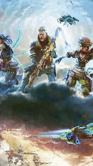 Get Ready For Hours Of Adventure With Borderlands On Your Iphone! Wallpaper