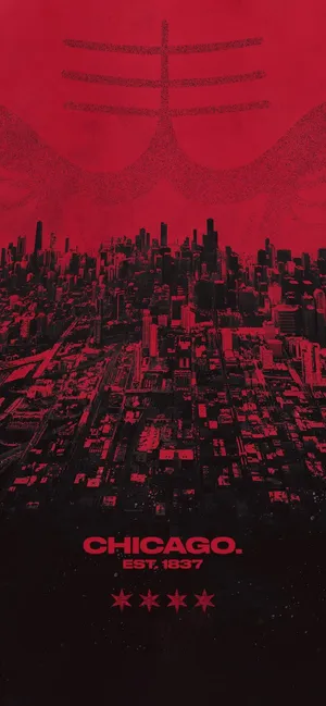 Get Ready For The Game With This Chicago Bulls Iphone Wallpaper Wallpaper