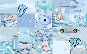 Get Ready To Be Productive With This Light Blue Aesthetic Laptop Wallpaper