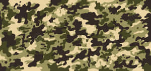 Get Ready To Blend In With The Great Outdoors In Our Rugged Olive Green Camo. Wallpaper