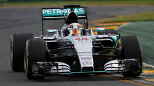 Get Ready To Experience The Thrill Of Mercedes F1 On Your Iphone Wallpaper