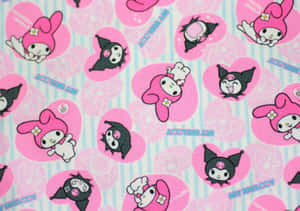 Get Ready To Take On The Day With My Melody Laptop! Wallpaper