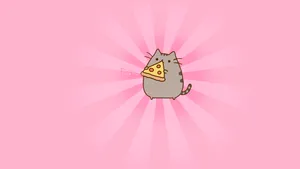 Get Setup With Pusheen Pc Wallpaper