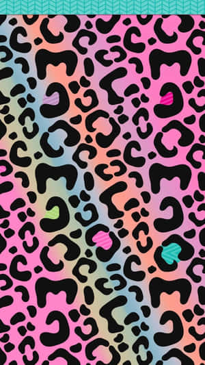 Get That Wild Look With Pink Leopard Print Wallpaper