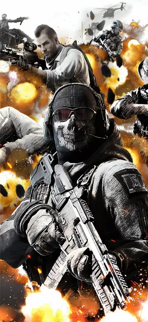 Get Your Hands On The Sleek, Modern Black Ops Iphone! Wallpaper