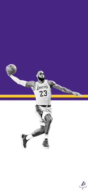 Get Your Lakers Pride Anywhere You Go With A Lakers Iphone Wallpaper