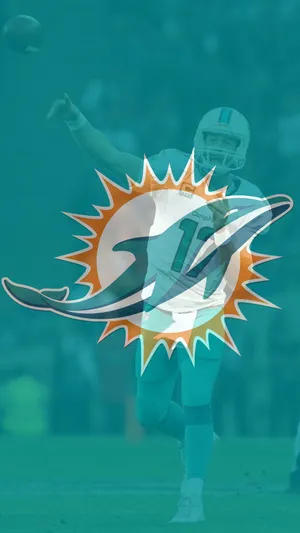 Get Your Miami Dolphins Pride On Your Phone With A Miami Dolphins Iphone Wallpaper