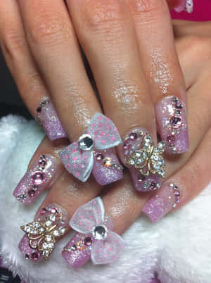 Get Your Nails Summer-ready With A Classic Acrylic Manicure! Wallpaper