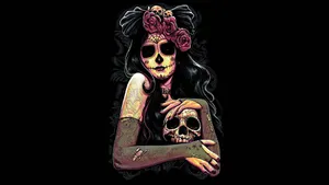 Get Your Sugar Skull Phone And Stay Connected! Wallpaper