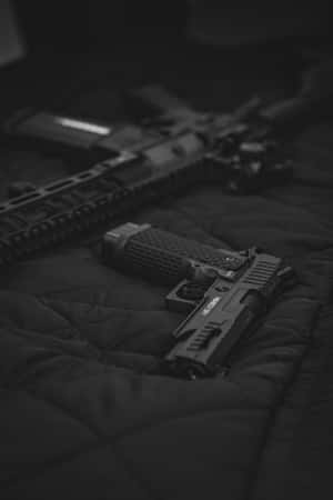 Ghetto Hood Two Guns Wallpaper