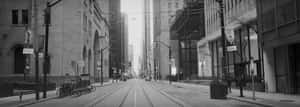 Ghetto Hood Widescreen Monochrome Street Wallpaper