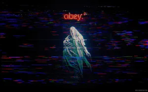 Ghost In Glitch Wallpaper