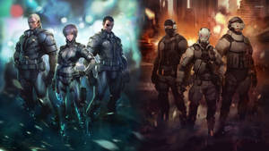 Ghost In The Shell Anime Police Wallpaper