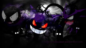 Ghost Pokemon 1920 X 1080 Wallpaper