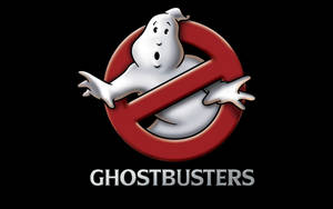 Ghostbusters Black Logo Wallpaper