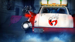 Ghostbusters Ecto-1 New York Wallpaper