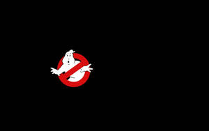 Ghostbusters Logo Black Screen Wallpaper