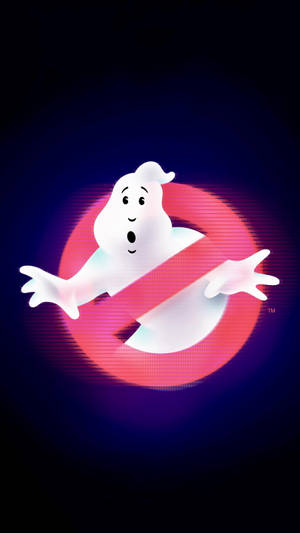 Ghostbusters Neon Alert Wallpaper