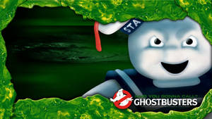 Ghostbusters Stay Puft Slime Wallpaper