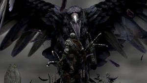 Giant Raven Attacks Man Hd Wallpaper