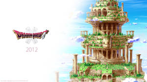 Giant Temple From Dragon Quest X Wallpaper