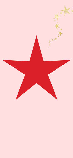 Gigantic Red Star Wallpaper