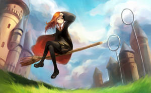 Ginny Harry Potter Anime Wallpaper