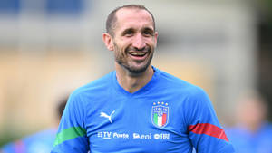 Giorgio Chiellini Football Italy Happy Smile Wallpaper