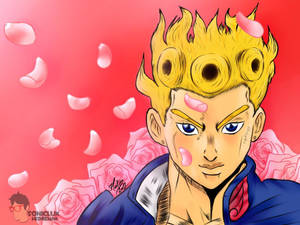 Giorno Giovanna Fan Art Wallpaper