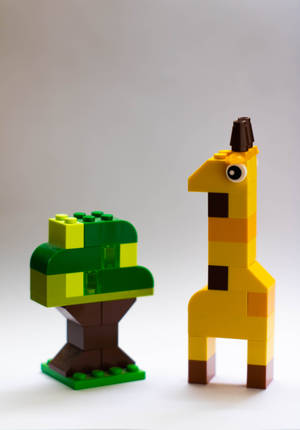 Giraffe Toy Lego Wallpaper