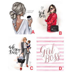 Girl Boss Collage Wallpaper