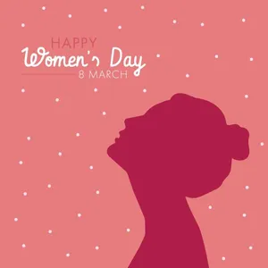 Girl Shadow Women's Day Wallpaper