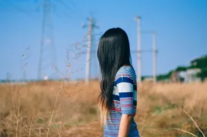 Girl With Ombre Hair Wallpaper