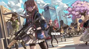 Girls Frontline Ar Squad Wallpaper