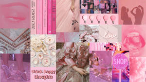 Girly Pink Aesthetic Things Wallpaper