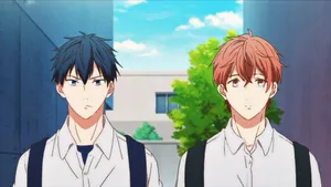 Given Anime Mafuyu And Ritsuka School Uniform Wallpaper