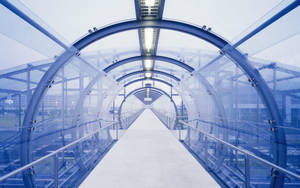 Glass Bridge Civil Engineering Wallpaper